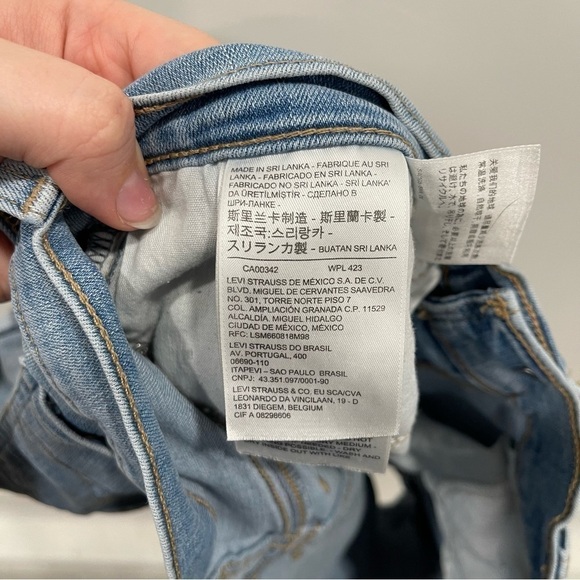 Levi’s Mid Length Jean Shorts Women’s 27 - Picture 8 of 10